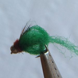 Bead Head, LaFontaine Green Sparkle Pupa