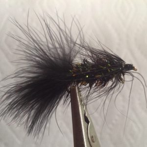 Crystal Bugger Black -Size 8