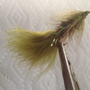 Crystal Bugger Olive -Size 8