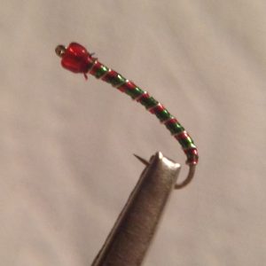 Green/Red Midge Larva